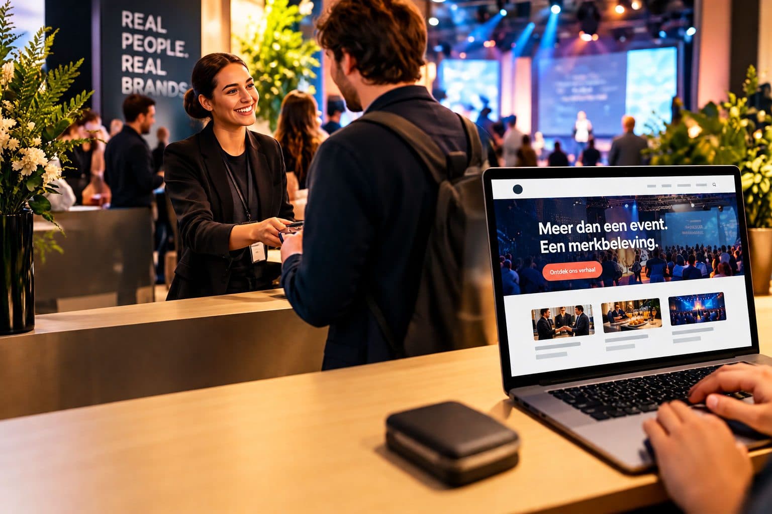 Online brand experience feels like a live event