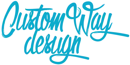 Custom Way Design Logo